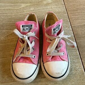 Converse All star Kids Pink Canvas Sneakers